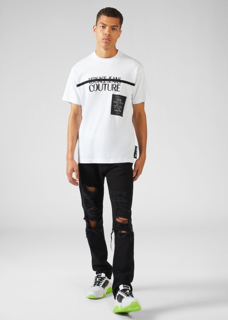 Versace Distressed Jeans Herr - 917246XFI